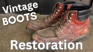 40 Year Old Red Wing Work Boots Makeover [upl. by Pasco]