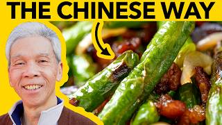 🤤 How a Chinese Chef Cooks Green Beans 干煸四季豆 [upl. by Nmutua]