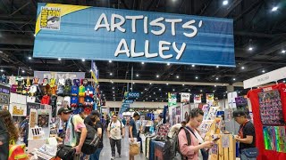 SDCC 2024 Artist Alley  San Diego Comic Con [upl. by Ellenaej]