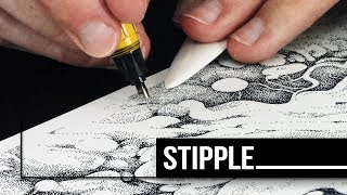 Dots for Days  Intricate Stippling Art ✍ [upl. by Hnim]