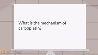 What is the mechanism of carboplatin [upl. by Tezile53]