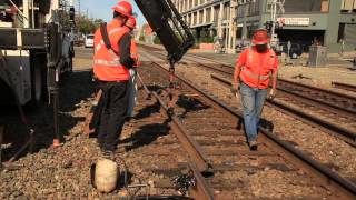 Careers at BNSF Jermel Brown track laborer [upl. by Akcebar470]