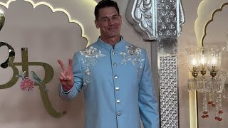 John Cena Arrives At Anant Ambani And Radhika Merchant “Lagna Vidhi” [upl. by Gilead496]