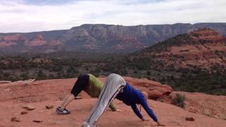 Vortex Yoga Hiking In Sedona Yogi Blair [upl. by Ailima]