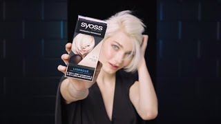 How To Blonde Hair Coloring  Baseline Blond Permanent Coloration SYOSS [upl. by Nahsyar557]