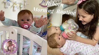 Reborn Morning Routine with a Toddler and Newborn Twins [upl. by Poulter]