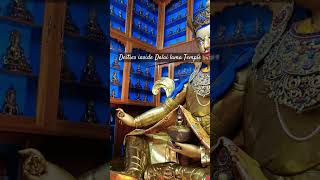 Avalokiteshvara and Guru Padmasambhava inside Dalai Lama temple  Namgyal Monastery 🙏🏻 buddha [upl. by Eladroc]