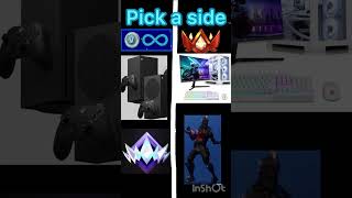 Ultra scuffed Fortnite pick a side fortnite fortnite pickyourside [upl. by Adnulahs]