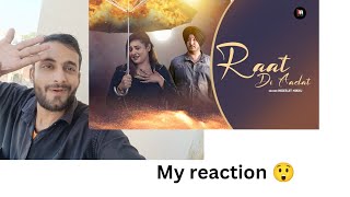 Raat Di Aadat  Inderjit Nikku Official Music Video reaction sagarg285 [upl. by Nymassej331]