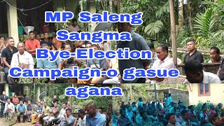 MP Saleng Sangma  56 Gambegre Constituency ByeElection Campaign at Okkapara Songitcham [upl. by Tisbee]