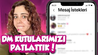 SİZDEN GELEN DM’LERİ OKUDUK mukbang [upl. by Fleeta]