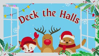 Deck the Halls Fa la la la la  Festive Holiday Songs  Songs amp Rhymes for Kids  Musmos [upl. by Ecinue]