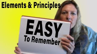 Art Elements and Principles of Art and Design Mnemonic Method to Remember Them Art Education [upl. by Laurena]