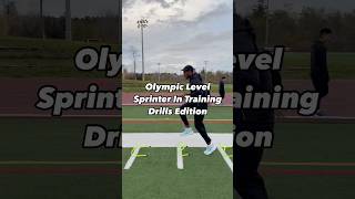 Olympic Level Sprinter In Training Drills Edition [upl. by Aicyle]