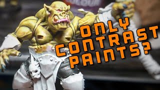 How To Paint Ironjawz Orruk Skin With Contrast Paints Contrast Paint Challenge 用對比漆畫Ironjawz獸人的皮膚。 [upl. by Aivlis951]