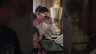 A burger for my Mommy ❤️😍 Stormi and Kylie cute moments kyliejenner stormi international [upl. by Ras]