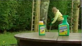 How to Use Successfully a Weedkiller  Video  Roundup [upl. by Kcerb]