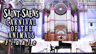 SAINTSAËNS  CARNIVAL OF THE ANIMALS FINALE  PIANO amp ORGAN  SCOTT BROTHERS DUO [upl. by Heringer]