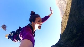 BUNGY JUMP Queenstown New Zealand  Nevis amp Kawarau Bridge [upl. by Anora]