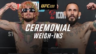 UFC 299 Ceremonial WeighIn [upl. by Ecar]