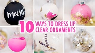 10 Ways To DIY a Clear Ornament  HGTV Handmade [upl. by Subak]