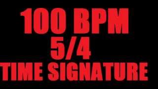 LOUD Metronome 54 Time Signature 100 BPM [upl. by Noived434]