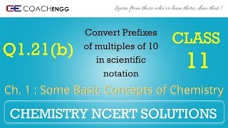 Some Basic Concepts of Chemistry Q121 b Chapter 1 NCERT solutions CHEMISTRY Class 11 [upl. by Tocci184]