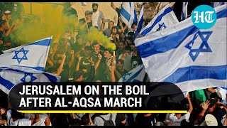 Death to Arabs Jewish groups flag march in Jerusalem trigger new IsraelPalestine clashes [upl. by Deck899]