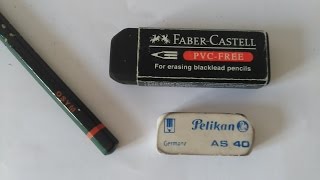 Pelikan vs Faber Castell  Silmeyen Silgi [upl. by Mannos]