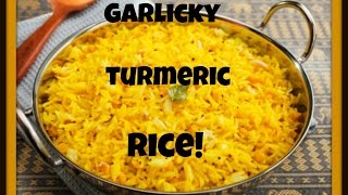 My Familys Secret Garlic Turmeric Middle Eastern Rice Recipe الأرز مع الثوم والكركم [upl. by Arehc]