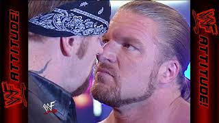 Undertaker challenges Triple H  WWF RAW 2002 2 [upl. by Derron]