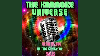 Victim of Love Karaoke Version In the Style of Eagles [upl. by Rosel]