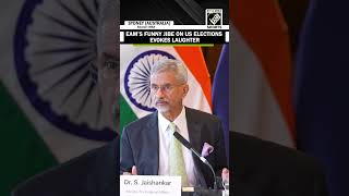 “I do believe something happened yesterday…” EAM Jaishankar’s funny take on US Polls sparks laughter [upl. by Zacharia400]