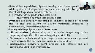 Polymer degradation M [upl. by Ereynihc]