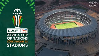 🇨🇮 Africa Cup of Nations 2023 Stadiums Ivory Coast [upl. by Witcher790]