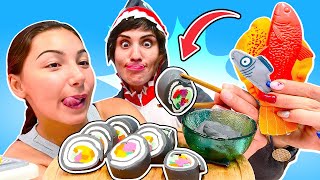 Play Doh Knete Video für Kinder mit Melis Melis macht Sushi für den Hai Kinder Atelier [upl. by Noellyn]