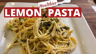 Easy Lemon Pasta With Garlic Basil amp Asparagus  Pasta Al Limone [upl. by Carr]