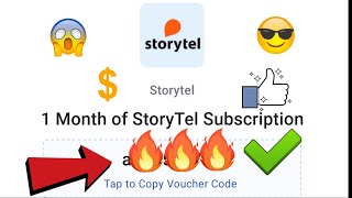 storytel one month free subscription coupon code and paytm cash giveaway watch nowstorytelling [upl. by Padget]