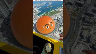 Amazing Emoji dome at Dubai Island road junction।😱shortvideo amazingfacts [upl. by Allerie]