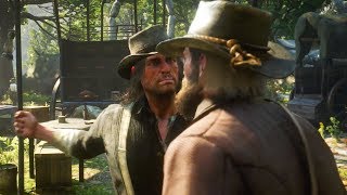 John Punches Arthur for Harassing Jack and Abigail  Red Dead Redemption 2 [upl. by Nnaitsirk339]