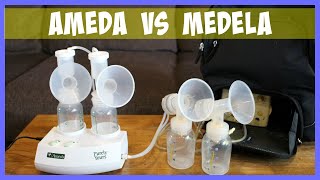 Medela Pump In Style vs Ameda Purely Yours Double Electric Breast Pump Comparison Review [upl. by Acissej193]