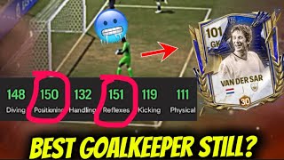 100 RATED ICON VAN DER SAR REVIEW 🔥 IMPOSSIBLE TO SCORE  FC MOBILE [upl. by Arianna678]