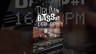 160 BPM Drumn Bass Drum Loop 1 🥁 44  Drum Beat for Musicians Teachers Producers Practice [upl. by Sorel]