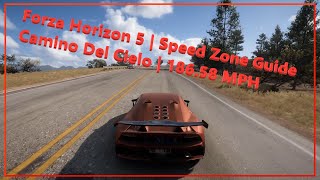 Forza Horizon 5  Speed Zone Guide  Camino Del Cielo  18658 MPH [upl. by Adnirak]