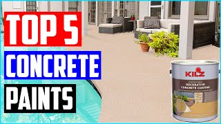 Best Concrete Paints 2020  Top 5 Concrete Paints Review [upl. by Josefina]