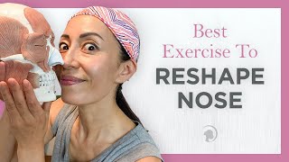 Facial Exercises To Change The Shape Of Your Nose [upl. by Esyned387]