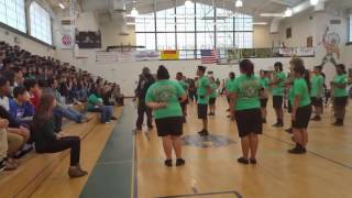 Cross Keys TOF Marching Band Performing for Middle School Students [upl. by Arehc973]