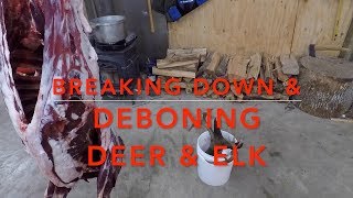 Deboning deer amp elk Easy step by step [upl. by Treblih]