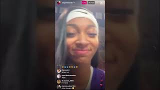 Angel Reese’s chaotic Instagram live from TAMU arena [upl. by Bedad]