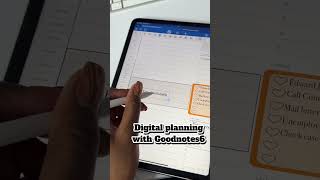 Digital Planning in Goodnotes 6 📱✍🏾 [upl. by Aihset704]